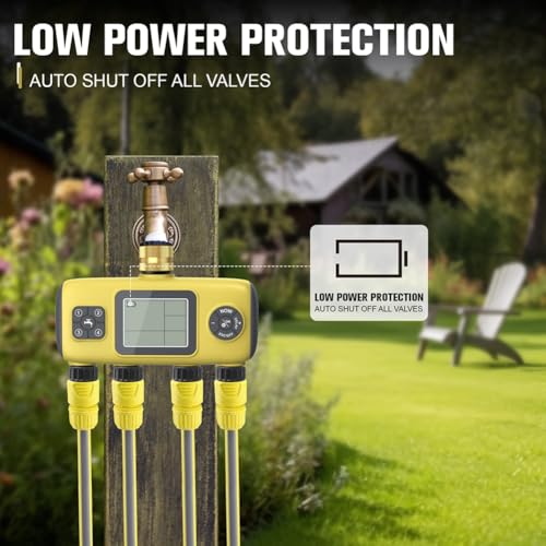 Timer d'irrigation programmable Imperial Thread avec capteur de pluie pour arrosage automatique