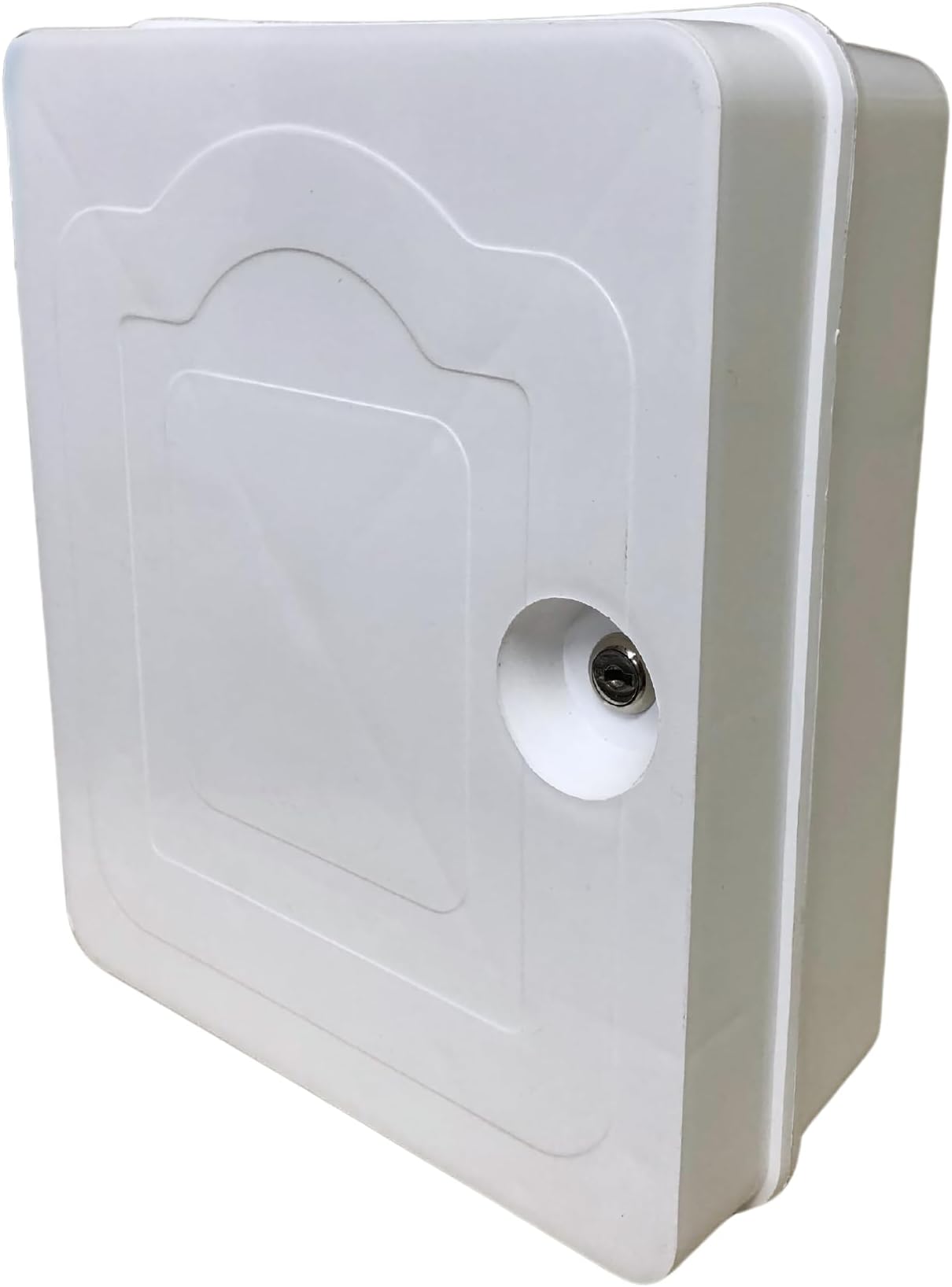 Multybyte PoE PVC Network Enclosure Box | Weatherproof Wall Mount Cabinet with Power Sockets | Rustproof Secure Junction Box for PoE Switch, Router, Server, CCTV & Mini PC (Grey)
