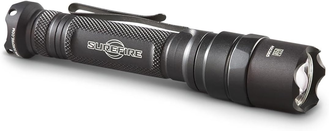 E2D Defender Ultra Dual-Output 1000 Lumen Tactical Flashlight, Black