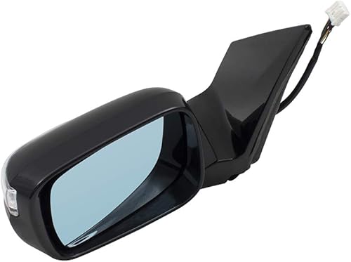 Brock Espejo retrovisor eléctrico de repuesto para conductores, memoria y señal calentada compatible con MDX SUV 76250-STX-A04ZG 2007-2009