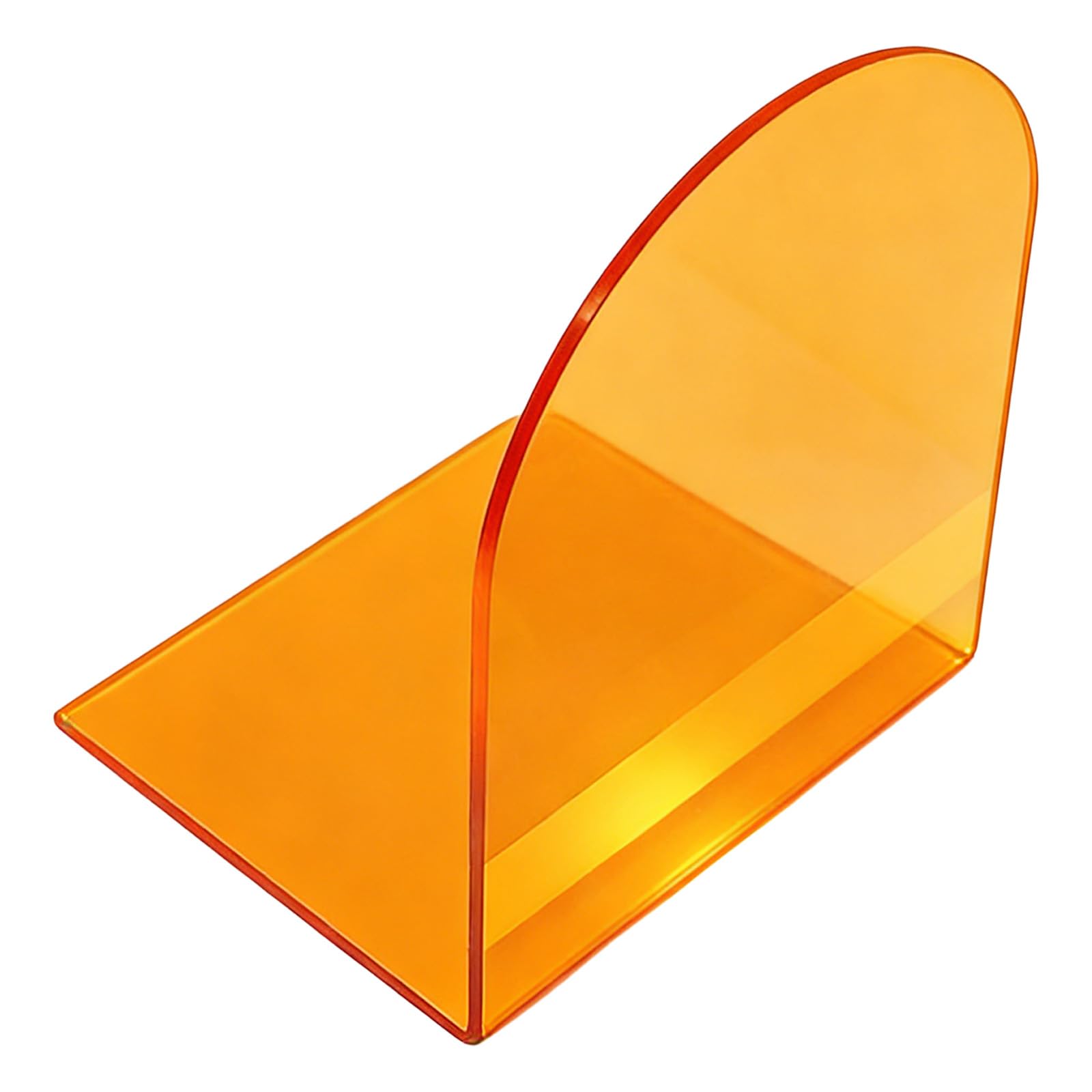 Hsioluted Charm 1Orange Design Books Stand Acrylic Books Display Stands Bookends, Stand For Displaying, Picture Albums, Notebooks For Displaying Book