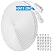 Produktbild 25m Lan Kabel Cat 6 Weiß 25 Meter Netzwerkkabel Flach 25m Dünn Hochgeschwindigkeits 1000Mbits Gigabit Lang Ethernet Kabel Internetkabel RJ45 Patchkabel für PS5, PS4, Router, TV, Switch, Modem