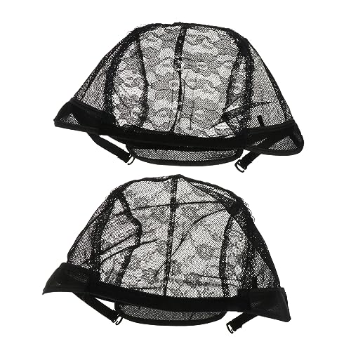 LIFKOME 4Piezas Gorra De Malla De Peluca U Forma De Encaje Elástico Para Pelucas De Transpirabilidad Para Mujeres y Hombres Para Uso Diario y Eventos Especiales