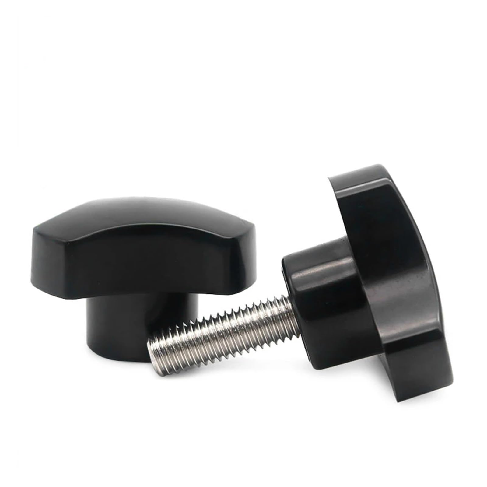 M4 M5 M6 M8 Vite a testa stellare Vite di serraggio Vite a testa zigrinata in plastica di nylon Bullone con manopola for attrezzature industriali(10mm,M6)