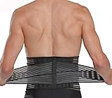 ✅ EFICAZ APOYO DE LUMBARES: La banda elástica de doble ajuste añade mayor compresión en la zona baja de su espalda y protege la cintura. Con sus 8 varillas de soporte lumbar ayuda a mantener la columna vertebral y lumbares estables en posición recta pero sin reducir la libertad de movimiento.