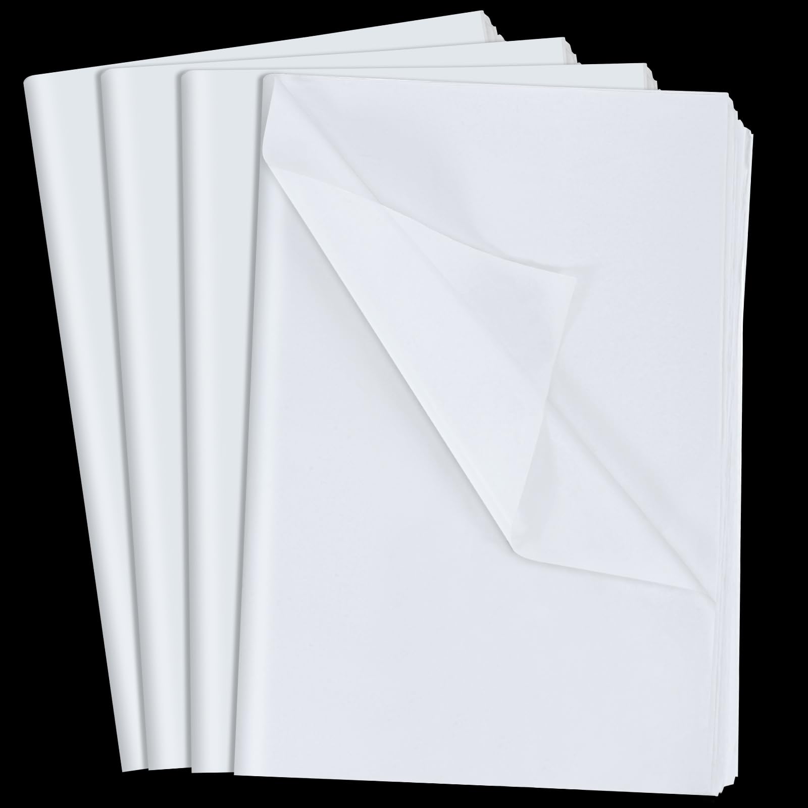 20 x 30 Inches White Tissue Paper 600 Sheets Wrapping Tissue Paper Bulk for Storage Packaging Mother's Day Gift Bags Wedding Birthday Art Crafts