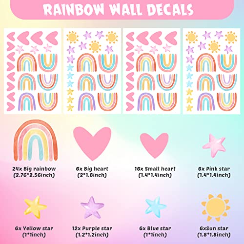 Rainbow Wall Decor Stickers