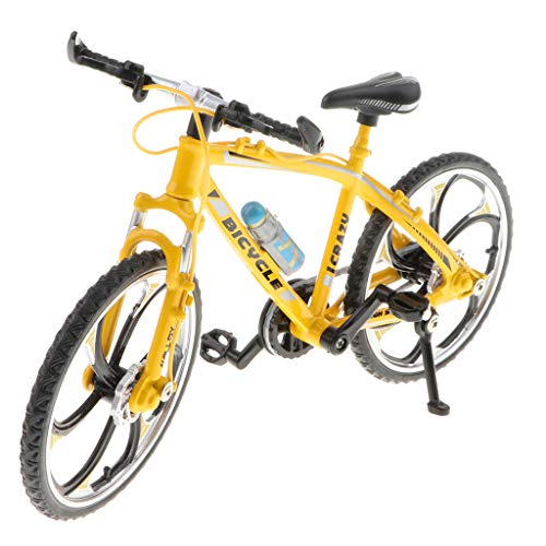 ＡＷＨＡＯ Bicicletas de Montaña Plegables: 10 Bicicletas como Regalo Decorativo – Plegables, Tal como Se Describen, amarillo1