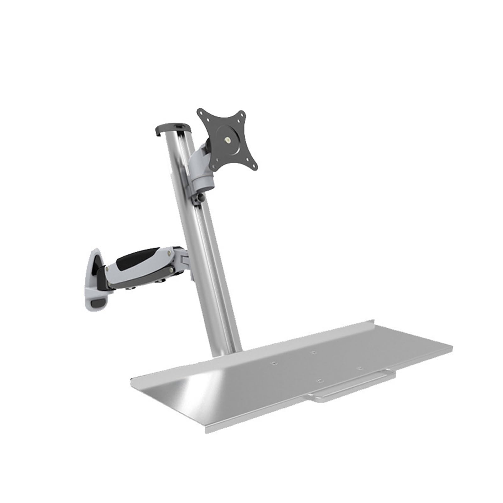 YNBSHGAA Monitor stand industrial supporting machine computer stand WS04 with keyboard tray lifting