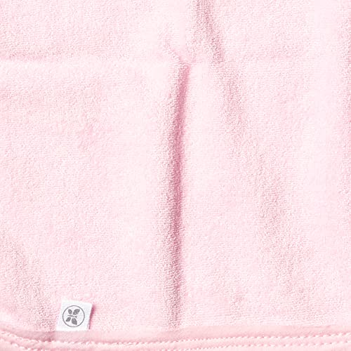 Image of HonestBaby 10-Pack Terry Wash Cloths in Gift Box 100% Organic Cotton for Infant Baby Boys, Girls, 10-Pack Pink, One Size