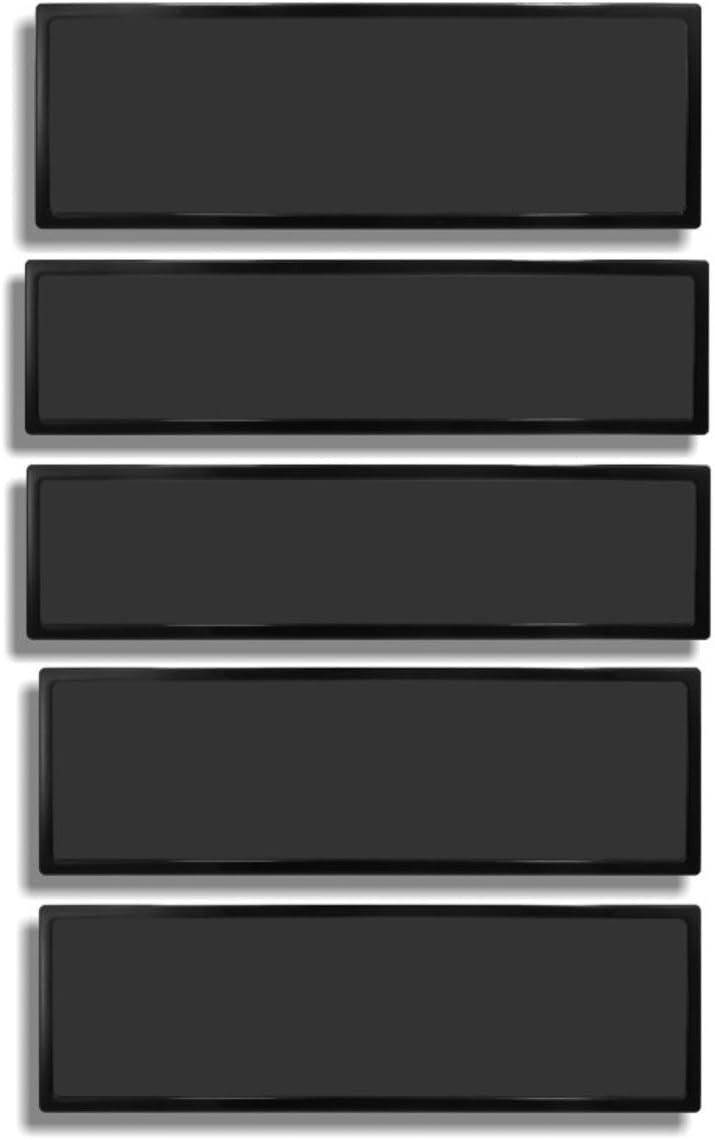 Demciflex Staubfilter Set für CaseLabs STH10 - schwarz/schwarz