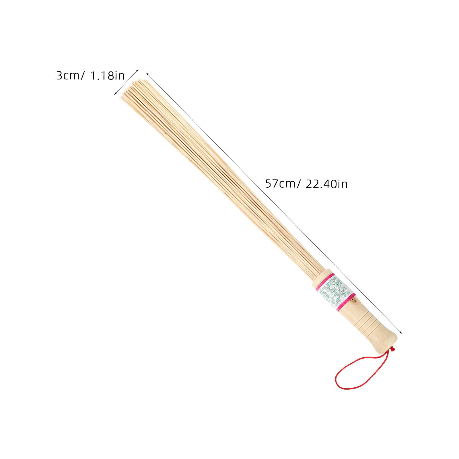 Homoyoyo 4 Varillas de Masaje Corporal de Bambú, Herramienta Portátil de Madera para Relajación Muscular y Cuidado de Espalda en Sauna Casera