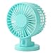 Electric fan Wentylator USB, mały wentylator w łóżku studenckim, wentylator biurkowy, 100 x 70 x 130 mm (kolor niebieski)