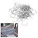 200pcs 0.8mm Hot Staples Welding Staples, Keenso Car Auto Bumper Repair Pre Cut Bodywork Plastic Welding Staples Repair Tool Kit 3 Types Available