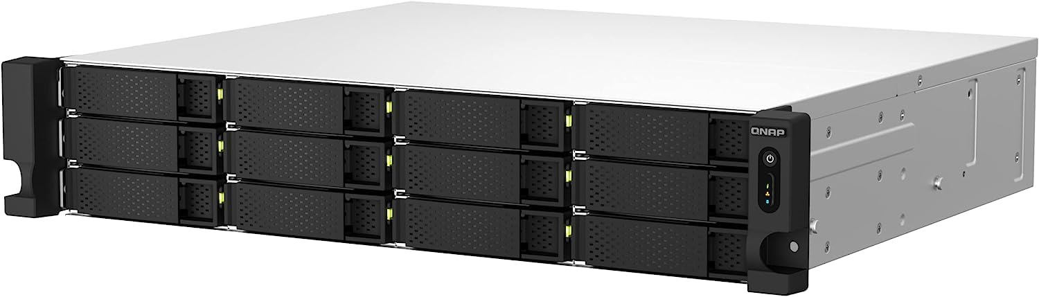 QNAP TS-1264U-RP ラックマウントNAS TS-1264U-RP-8G QNAP NAS 12ベイ HDDレス ラックマウント型 TS-1264U