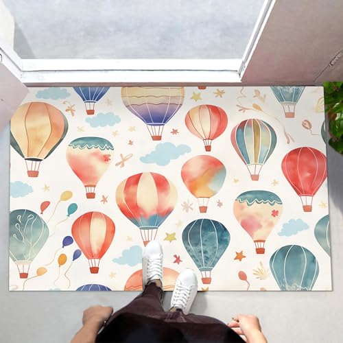 Tapis lavable résistant 50x80cm paillasson extérieur antidérapant