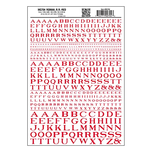 Roman Letters, Red