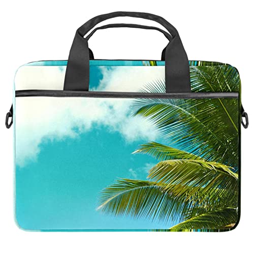 Sac ordinateur 13-14.5 pouces feuilles de palmier multicolore
