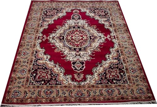 Image of 8x11 Feet Extra Large Area Rug | Super Soft Floral Multi Design Medium Thickness BCF Material Living Room Bedroom Home Decor