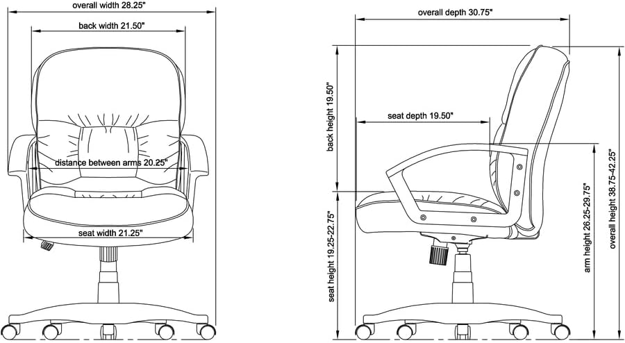 Miniatura 2 de Lorell Silla directiva, color negro