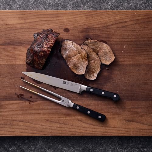 Image of ZWILLING Professional S 2-Piece Razor-Sharp German Carving Knife Set, Made in Company-Owned German Factory with Special Formula Steel perfected for almost 300 Years, Dishwasher Safe