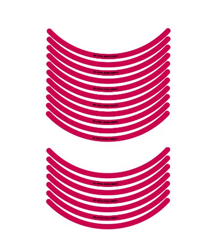 エムディーエフ リムストライプ ソリッドタイプ ピンク 10mm幅 12インチ RIM-10M-PK-12