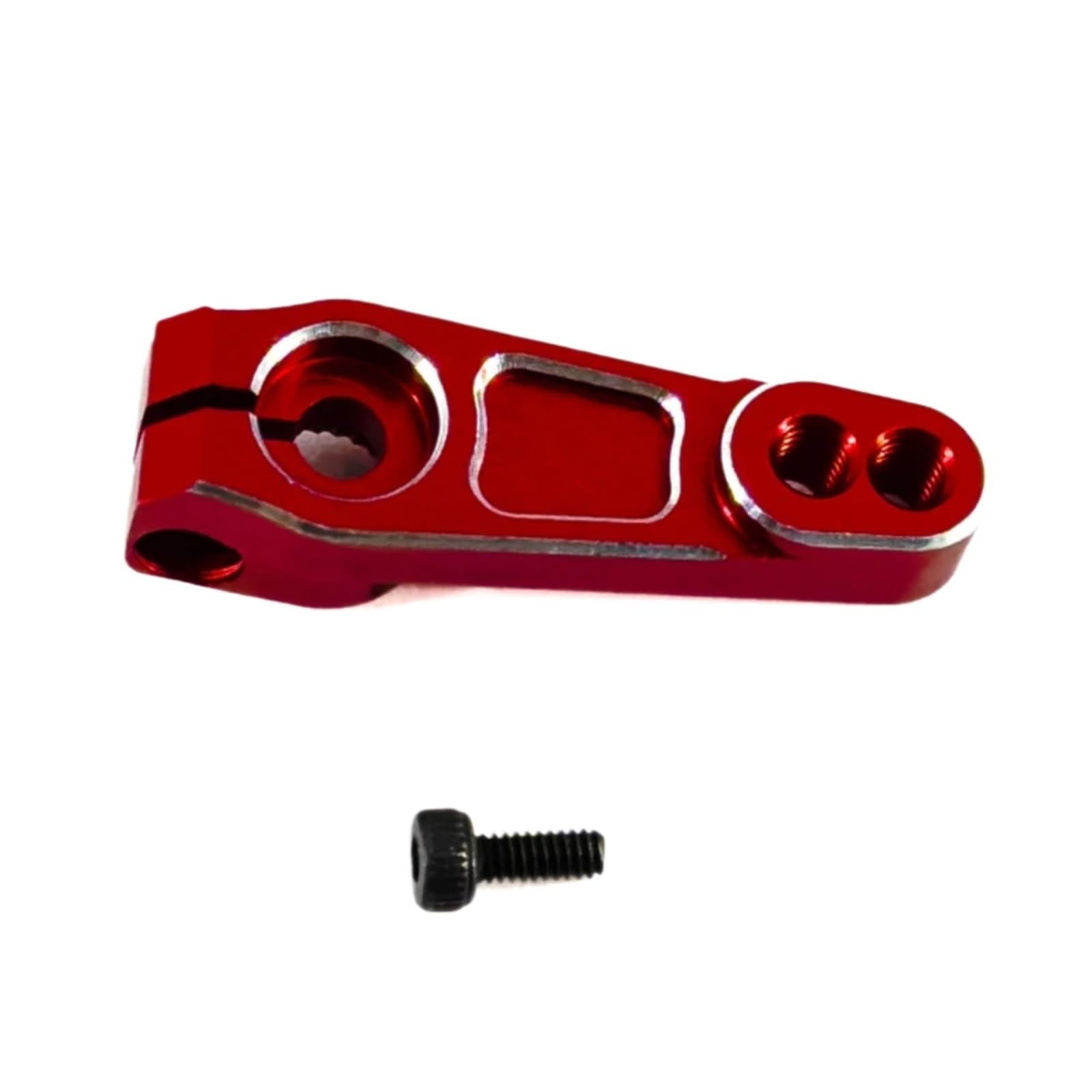 for Axial for Scx10 Upgrades Parts for 1/10 for TRX4 TRX-6 RGT Metallic Aluminum 25T Steering Arm Servo HornRc Car Accessories RC Upgrade Accessories(Red)