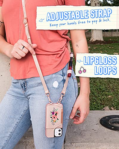 Smartish Iphone 12 Pro Max Crossbody Case For Women - Dancing Queen [Purse/Clutch With Detachable Strap & Card Holder] - [Flavor Of The Month] #TOP2