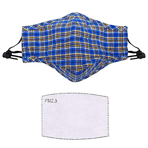 Image of VRITRAZ Print Reusable Washable PM 2.5 Anti Pollution Activated Carbon Dust Face Mask with Breathing Valve