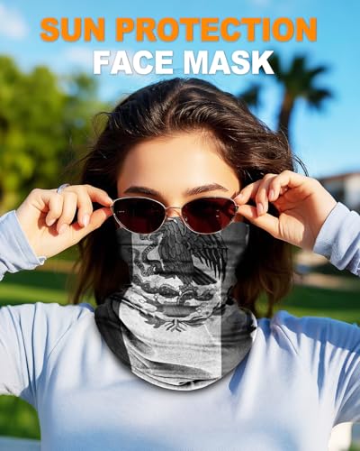 6Pack Mexico Flag Neck Gaiter Face Mask Skull Face Cover Head Wrap Bandana Headband Scarf Balaclava Headwear4