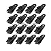 QH 12Pcs Pince à pince pour bâche, ensemble de pinces à bâche résistantes Pince pour auvent instantané pour tentes Tarp Caravan Garden Shade Housse de, noir (12)