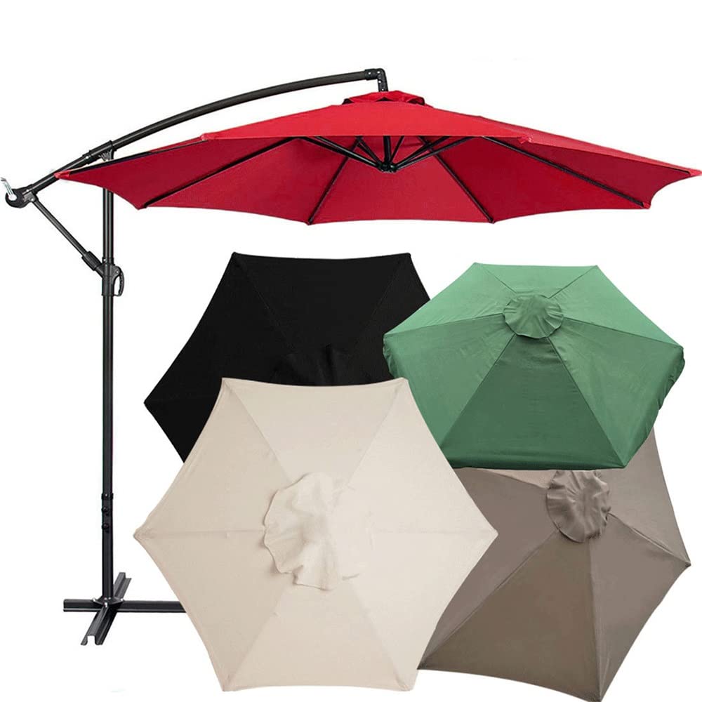Toile parasol 6 nervures déchirée ? Remplacez-la par l'auvent K Green