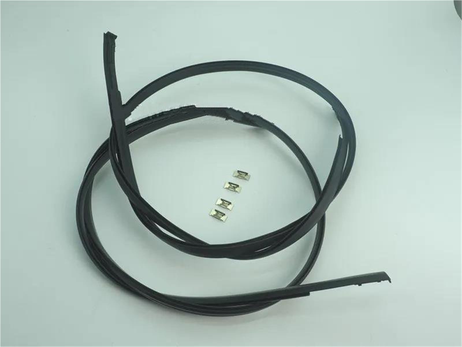 Zapora 1 Pair For Mark X For Reiz Sedan Grx12 With Clips Car Roof Drip Finish Moulding Rubber Seal Strips 75556/75555-0P010