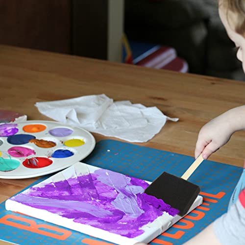 40 Pcs Foam Paint Brushes 4 Inch Sponge Brushes Foam Brushes For Painting, Sponge Paint Brush, Foam Brushes For Staining Painting Acrylics Varnishes Art Crafts #TOP5
