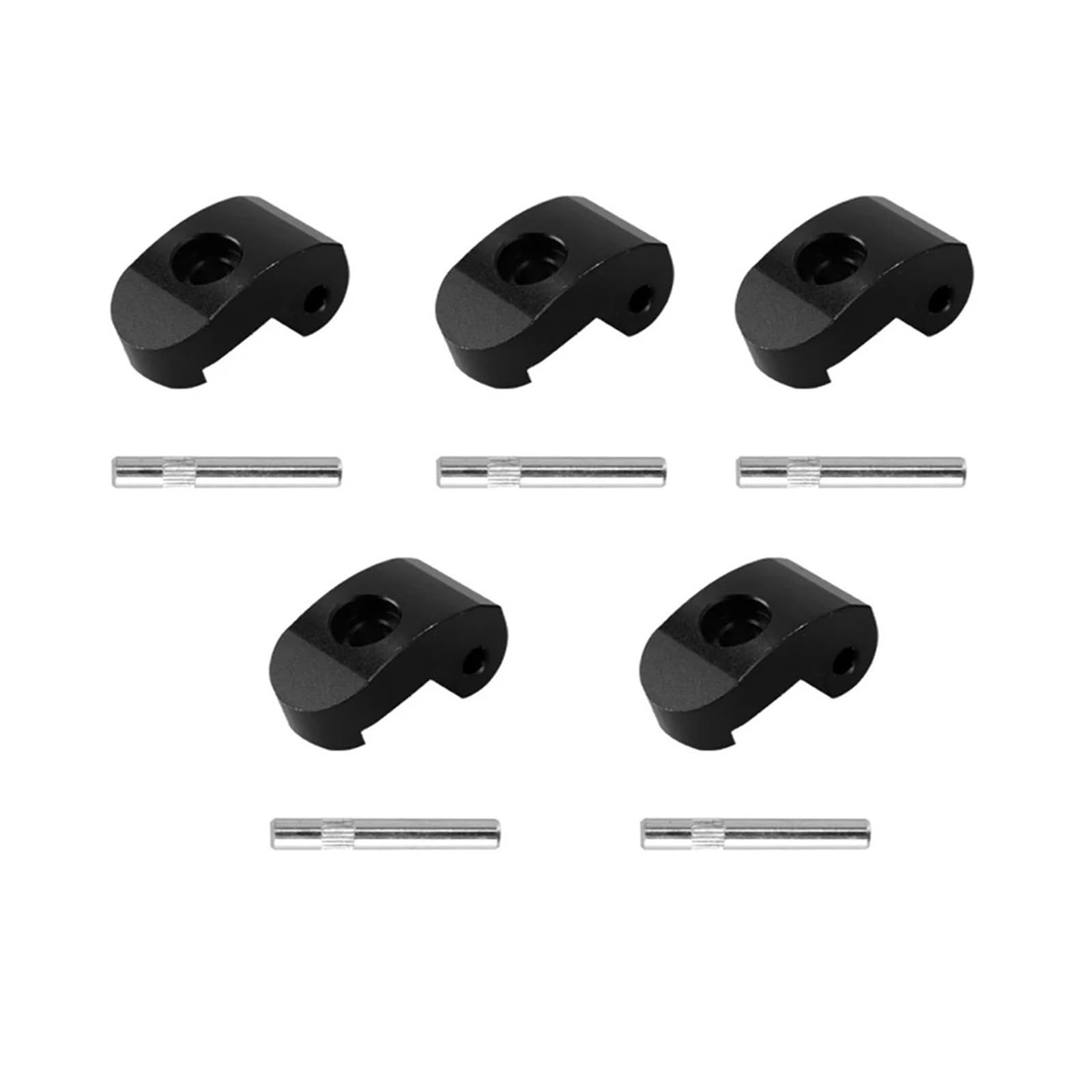 Piezas de patinete eléctrico Gancho plegable reforzado de 3/5 uds, Compatible con Xiaomi M365 Pro Pro2, hebilla de bisagra de bloqueo de Scooter eléctrico de aleación de aluminio con piezas de pestill