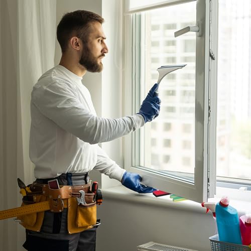 QMLING Unterlegplatten Abstandshalter Kunststoff Verglasungsklötze: 170 Stück Gemischte Ausgleichsplättchen 28 x 100 mm 35 x 75 mm, Distanzklötze für Fenster (1-6 mm) (1/1,5/3,2/5 mm)