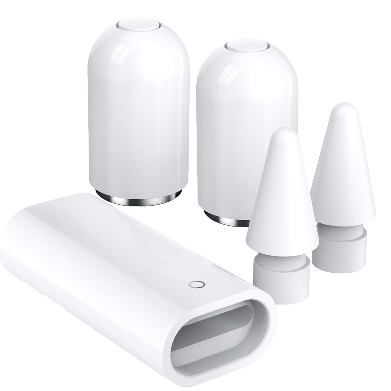 Accessories Set for Apple Pencil, 1Pcs Charging Adapter Compatible with Apple Pencil 1st Gen, 2Pcs Magnetic Replacement Cap Compatible with Apple Pencil 1st Gen, 2Pcs Tips for Apple Pencil 1st/2nd Gen (B0DG56HDGW) Amazon Price History, Amazon Price Tracker