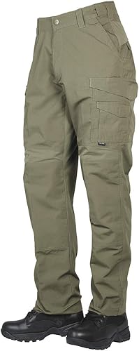 Tru-Spec Pantalones Pro Flex Serie 24-7 para hombre, poliéster algodón Rip-Stop