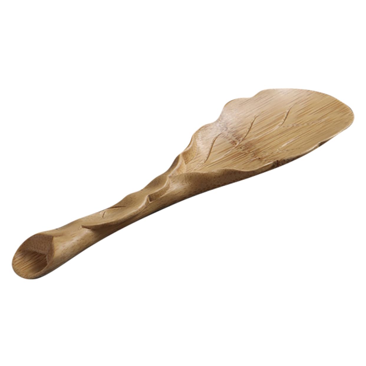 ULTECHNOVO Handmade Tea Spoon Carved Tea Scoop for Ceremony Material Lightweight and Seasonings