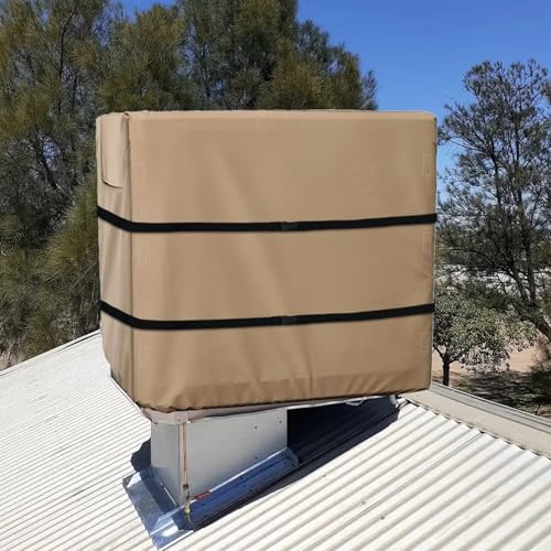 Down Draft Evaporative Cooler Cover,Heavy Duty 600D Protection Rain and Snow Swamp Cooler