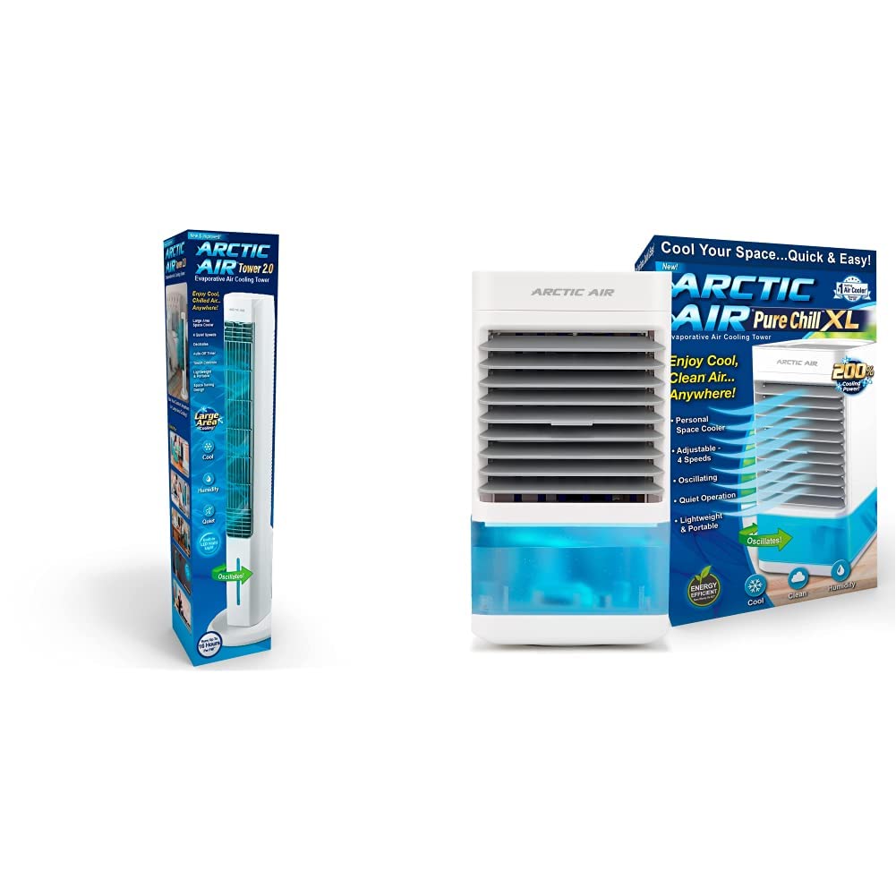 Ontel Arctic Air Pure 2.0 Evaporative Area Room Cooling Tower Cooler