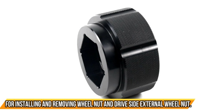 Amazon.com: 41mm + 46mm 7075 Rear Wheel Axle Nut Socket Tool for