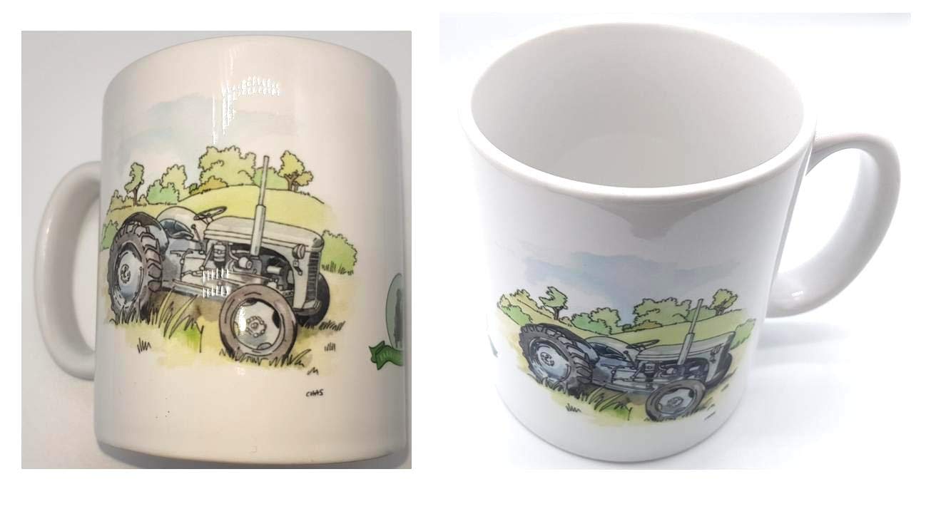 Tazza Ceramica Ferguson Tractor Lovers - Mug Con Trattore Su Entrambi I Lati, Microwavable - 3