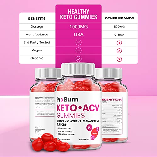 (2 Pack) Pro Burn Keto Plus Acv Gummies Pro Burn Acv Advanced Keto Formula Shark Plus Apple Cider Vinegar Keto Tank Gummies Dietary Supplement B12 Beet Root Juice (120 Gummies) #TOP6