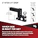 Weigh Safe Aero Hitch - Adjustable Trailer Hitch Ball Mount - 4