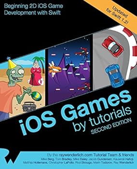 Paperback iOS Games by Tutorials: Second Edition: Updated for Swift 1.2: Beginning 2D iOS Game Development with Swift Book
