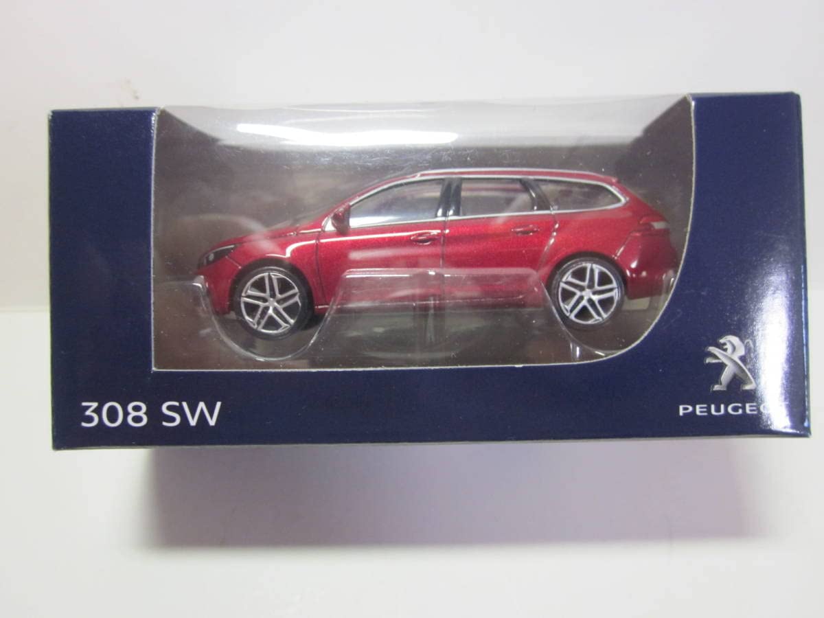 Amazon.co.jp: PEUGEOT プジョー 308 SWミニカー赤 NOREVノレブ