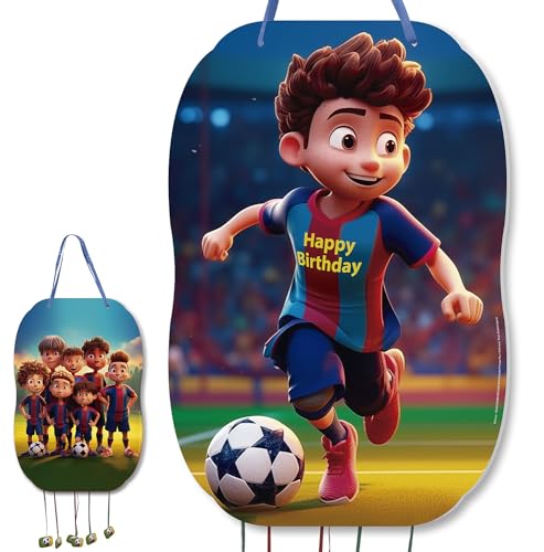 trookee - Pignata Football Blugrana - Pignade Anniversaire Enfants Grand Football De Remplissage Avec Garçons et Cadeaux Pour Garçons et Filles - T-shirt...