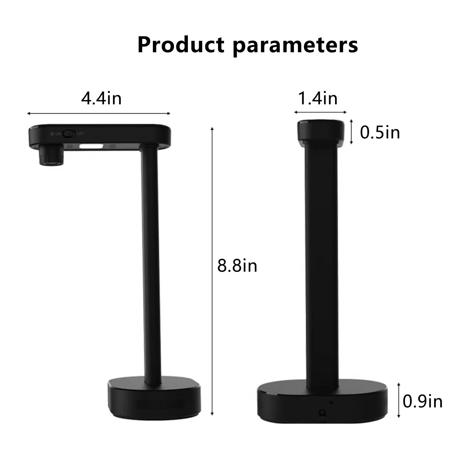 Telecamera e Visualizzatore di Documenti,16MP Scanner professionale per libri con Deskewing,OCR Scanner per l'ufficio e l'istruzione di lezioni remote, compatibile con Windows (Size:22 million pixels)