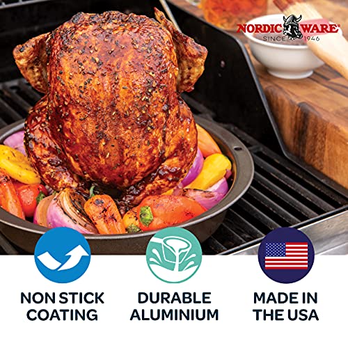 Nordic Ware 365 Indoor/Outdoor Beer Can Marinade Chicken Roaster